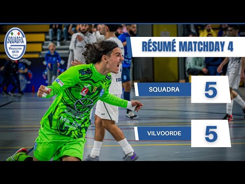 SQUADRA 5 - 5 ZVC VILVOORDE - Résumé 4ème journée - D2 Futsal Belge 24/25