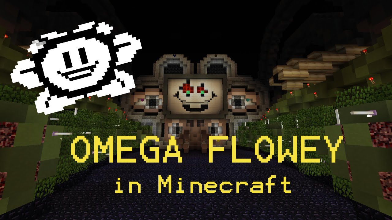 Omega Flowey Fight in Minecraft! Minecraft Map
