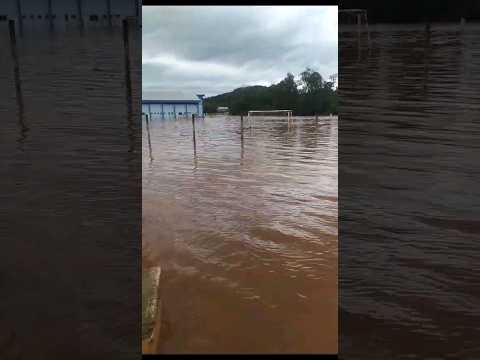 Enchente no município de Erval velho #enchentes #santacatarina