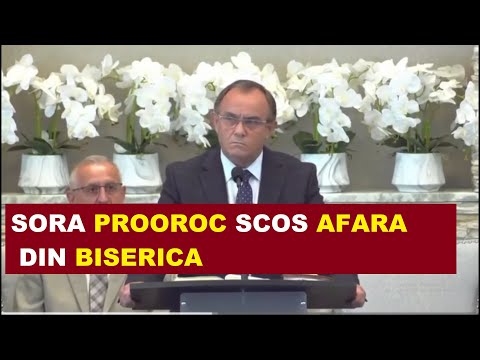 SORA PROOROC SCOASA AFARA DIN BISERICA ( AMERICA )