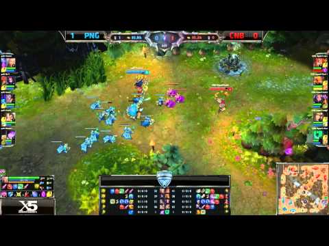 CBLoL Brazilian League 2014 W2D1: CNB e-Sports vs Pain Gaming G2 (07.05.2014)