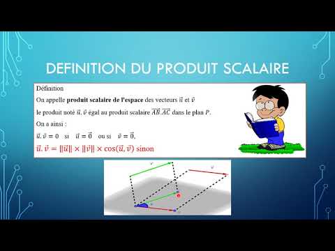 01 Calculer un produit scalaire dans l’espace avec la définition
