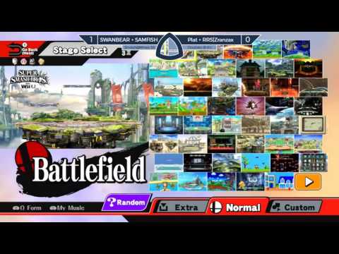 Sm4sh@Mines 56 - SWANBEAR + HLG|SAMFISH Vs. Plat + RRS|Zranzax - Doubles Round Robin