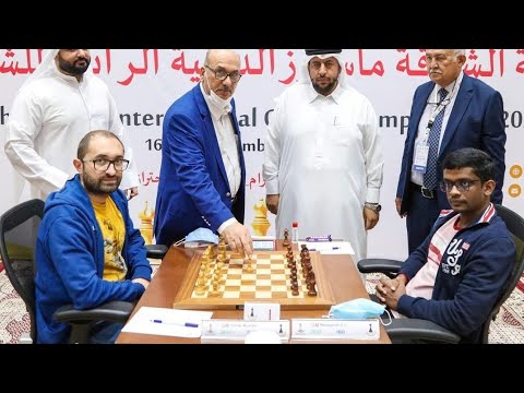 S.L. Narayanan leads the Sharjah Masters with 3.0/3 | Yilmaz vs Narayanan, Battle in the Ragozin