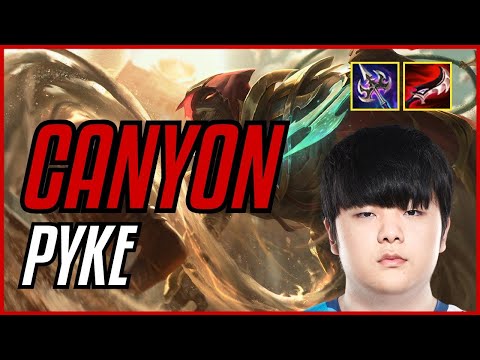 CANYON - PYKE vs GHOST - LEONA SUPPORT - EUW CHALLENGER - PATCH 11.10