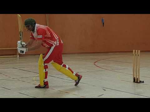 Fc Schwalbach Cricket-Team während des ersten Tages Indoor-Training am 27-11-2016 in Schwalbach am