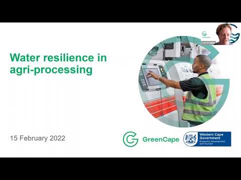 Water Resilience in Agri-Processing Webinar