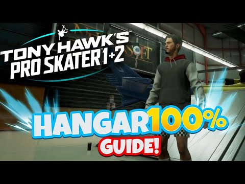 TONY HAWK'S PRO SKATER 1+2: HANGAR ALL GOALS AND COLLECTIBLES