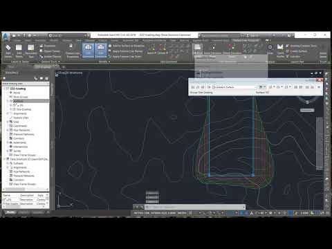 AutoCAD Civil 3D 2018 - Grading Introduction
