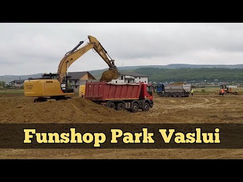 News VASLUI lucrari la noul Mall Funshop Park in zona supermarket Kaufland si Strip Mall