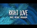 Mark Mendy & Paradigm - Right Love (Lyrics) ft. Tiffany Aris