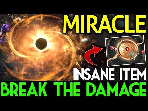 BREAK THE DAMAGE!! New Item Aeon Disk Engima by Miracle- Dota 2 7.07