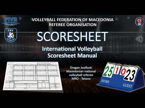 Volleyball SCORESHEET Manual