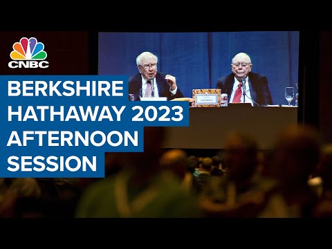 Berkshire's 2023 annual shareholder meeting: Watch the full afternoon session with Warren Buffett