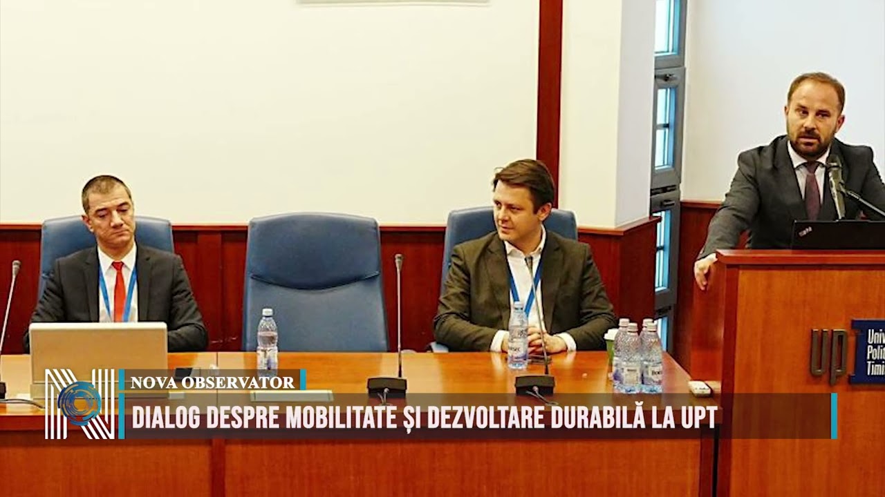 Dialog despre mobilitate și dezvoltare durabilă la UPT