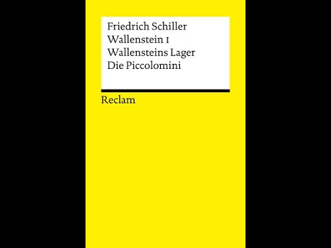 "Wallenstein I" By Friedrich Schiller