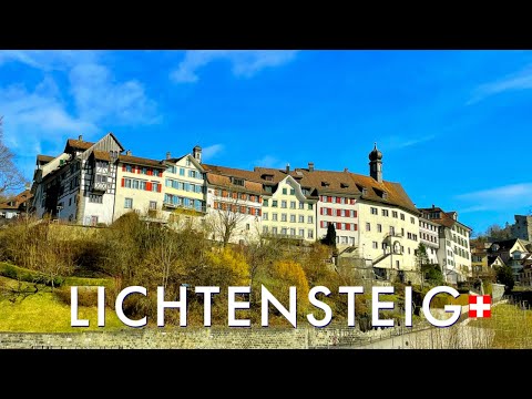 Lichtensteig, Switzerland 4K - One of the most beautiful Swiss villages