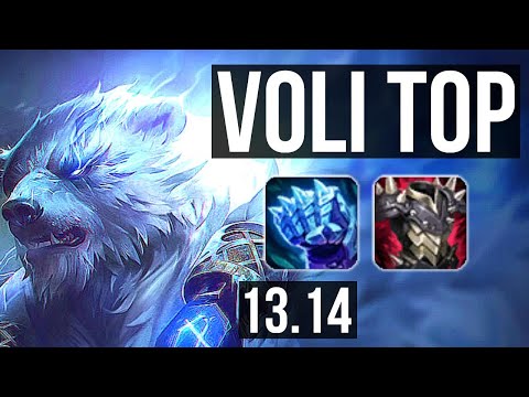 VOLI vs FIORA (TOP) | 7/0/4, Rank 6 Voli, Godlike | KR Grandmaster | 13.14