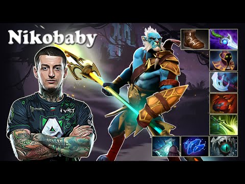 Nikobaby - Phantom Lancer Safelane vs Dendi Pudge | Dota 2 7.29d Gameplay