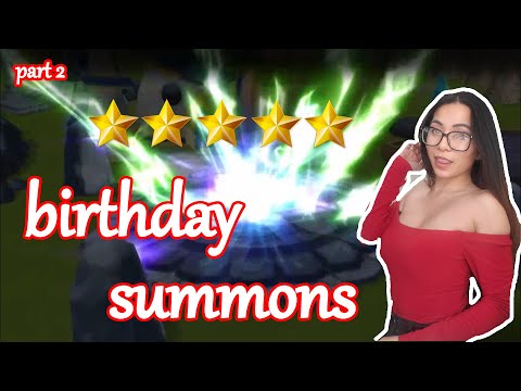 Summoners War | Birthday LD, Legendary, and RAGE Summons (over 80+ scrolls) PART 2