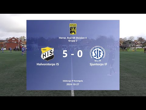 241027 Halvorstorps IS - Sjuntorps IF, Höjdpunkter