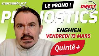 emission video des courses turf pmu du Vendredi 13 mars 2026