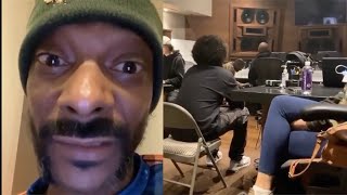 Snoop Dogg in the studio with Kanye West x Dr Dre! (WOW) 🔥