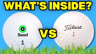 CUTTING OPEN Seed vs Pro V1x Golf Ball? (What’s Inside?)