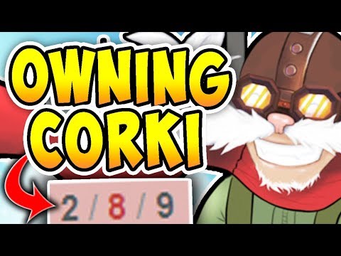 OUTPLAYING A CHALLENGER CORKI!! THE SECRET TO BEATING COUNTERS! [HIGH-ELO] - League of Legends