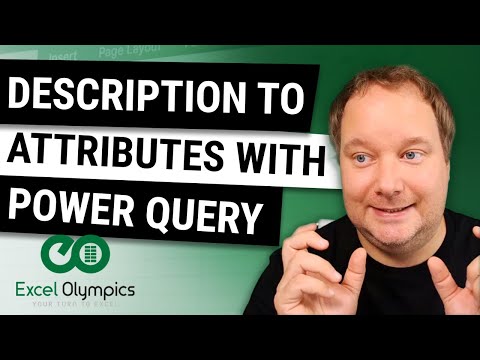 Description to Attributes with Power Query - Advanced Power Query tutorial