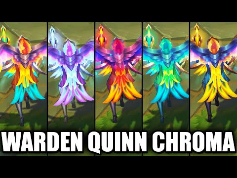 All Warden Quinn Chroma Skins Spotlight (League of Legends)