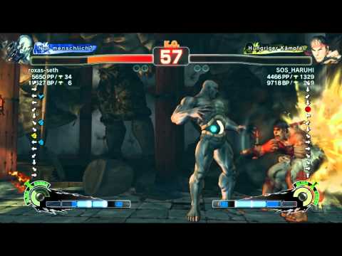 SSF4: AE PSN MATCH roxas-seth (Seth) Vs. SOS_ HARUHI (Ryu)
