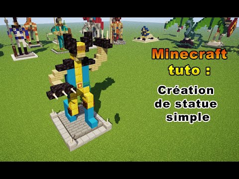 AngeMaudit - Minecraft Tuto - statue simple de Serval (Wolverine)