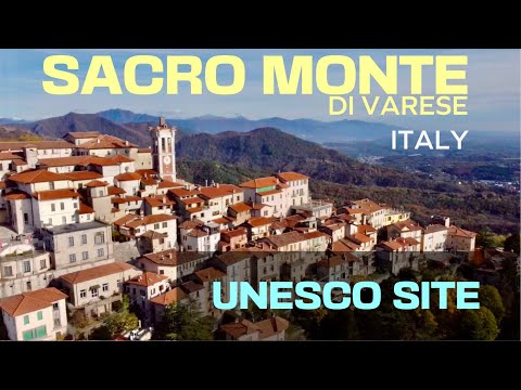 Sacromonte di Varese in 4K 🇮🇹 | Stunning Aerial Drone Footage of UNESCO World Heritage Site
