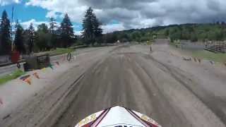 preview picture of video 'Kele Russell - woodland mx 2014 - helmet cam'