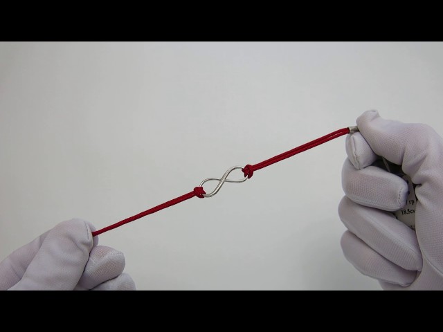 Серебряный браслет "Бесконечность" 28цф Видеообзор