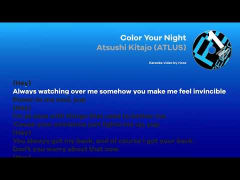 Color Your Night - Persona 3 Reload - Karaoke Version (Duos)