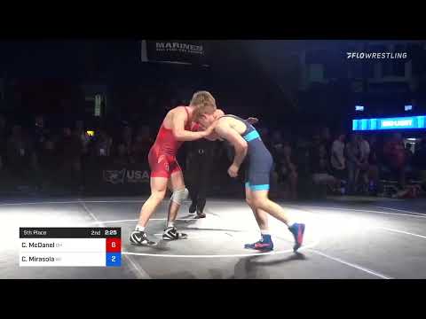 195 Lbs 5th Place - Camden McDanel, Ohio Vs Cole Mirasola, Wisconsin E50f