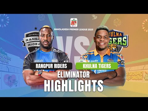 Khulna Tigers Takes on Rangpur Riders in EPIC BPL 2025 Eliminator Match Highlights