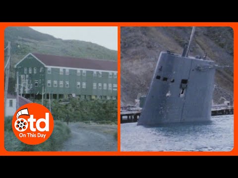 1982: Falklands War - Rare Footage of South Georgia Battle Aftermath