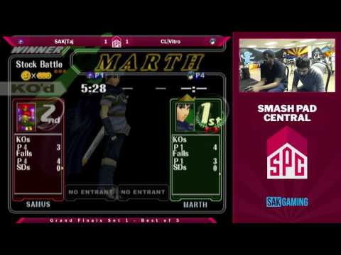 SPC51 Grand Finals - SAK|Taj (Sheik/Black Marth) vs CL|Vitro (Fox/Marth)