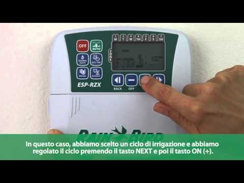 ESP-RZX Setting Zone Water Time - Italian
