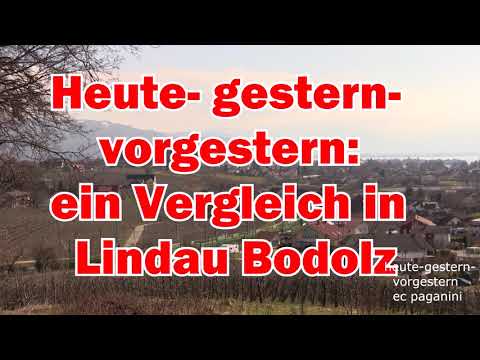 Krass! Heute 2021- gestern 2011- vorgestern 2001!  DER Vergleich in Lindau-Bodolz  EC/ Alex/ ECE