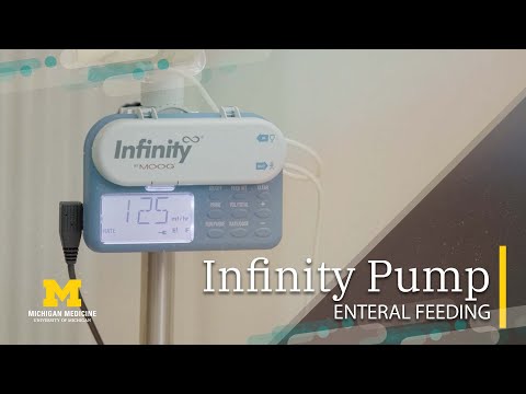 Part of a video titled Infinity Pump Enteral Feeding - YouTube