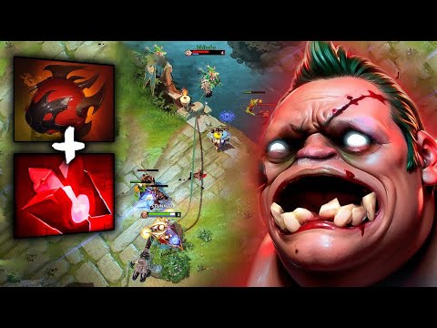 WTF! Heart + Bloodstone in 20Min Pudge🔥 35Kills Rampage Dota 2