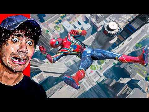 Reacting to Spider-Man's EPIC Fails in GTA 5