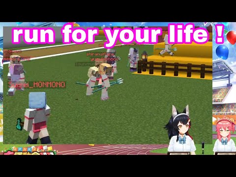 Hoshimachi Suisei Scare And Chasing Her Own Teammate With An Axe | Minecraft  [Hololive/Eng Sub]