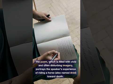 Ariel by Sylvia Plath: Takeaway#2 #creativity #feminism #vulnerability #hope #youtubeshorts #shorts