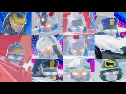 【ジョブレイバー】アニメ ジョブレイバー紹介まとめ①JB01～JB08＆DXブレイバートランスポーター！【トミカ】
