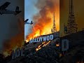 Los Angeles Helicopter Fire Mountains Hollywood Losangeles Aivideo